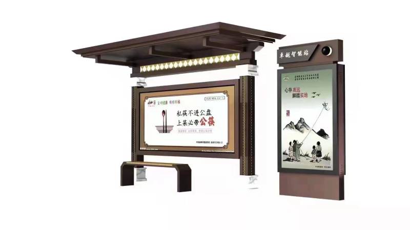 河北古典大理石漆款候车亭第4批次发货