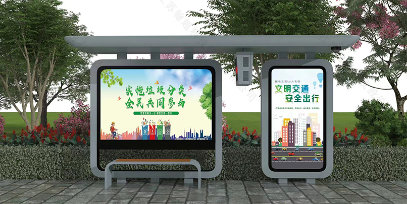 湖北公交候车亭第一批次发货