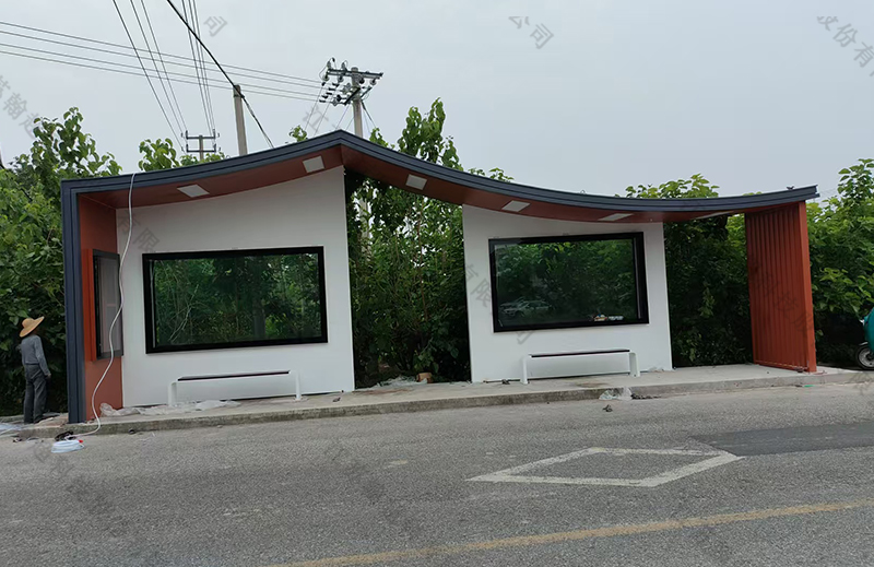 湖州定制款公交车候车亭发货