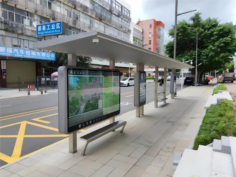 深圳倒装全智能公交候车亭