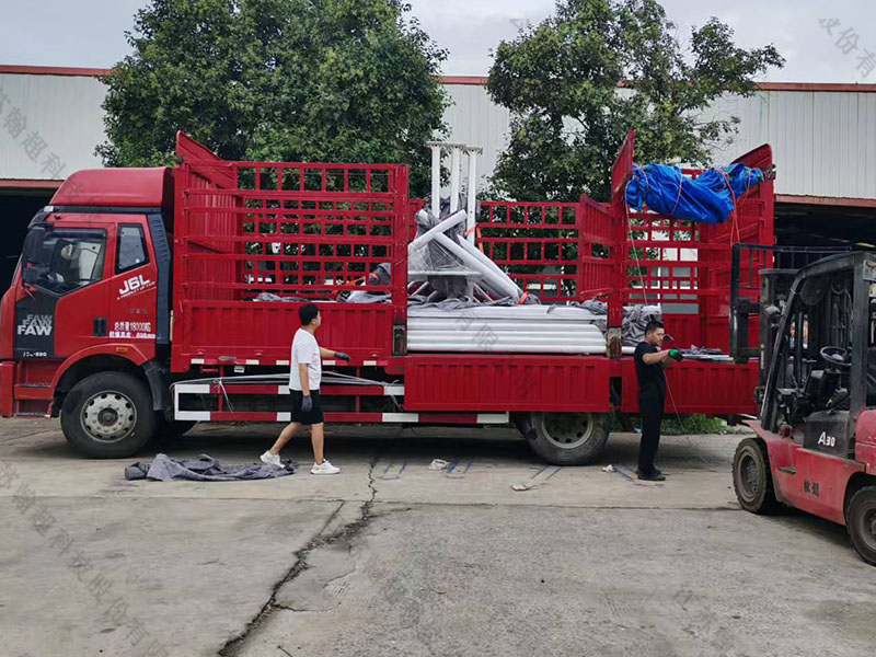 宿迁社区膜结构集中充电车棚第6批发货