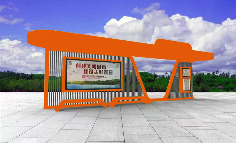 黄石定制款公交候车亭发货