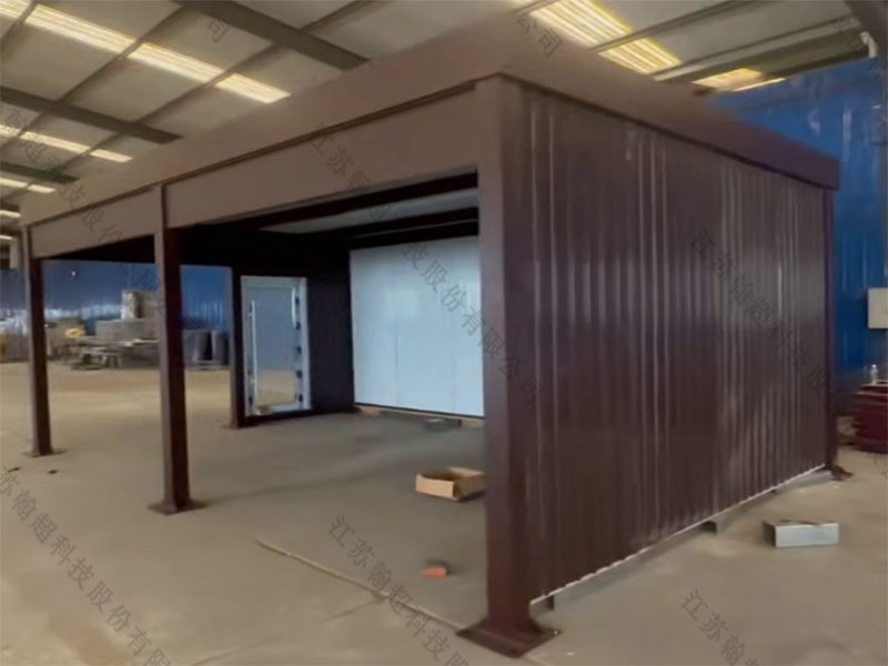 俄罗斯钢结构车棚发货案例