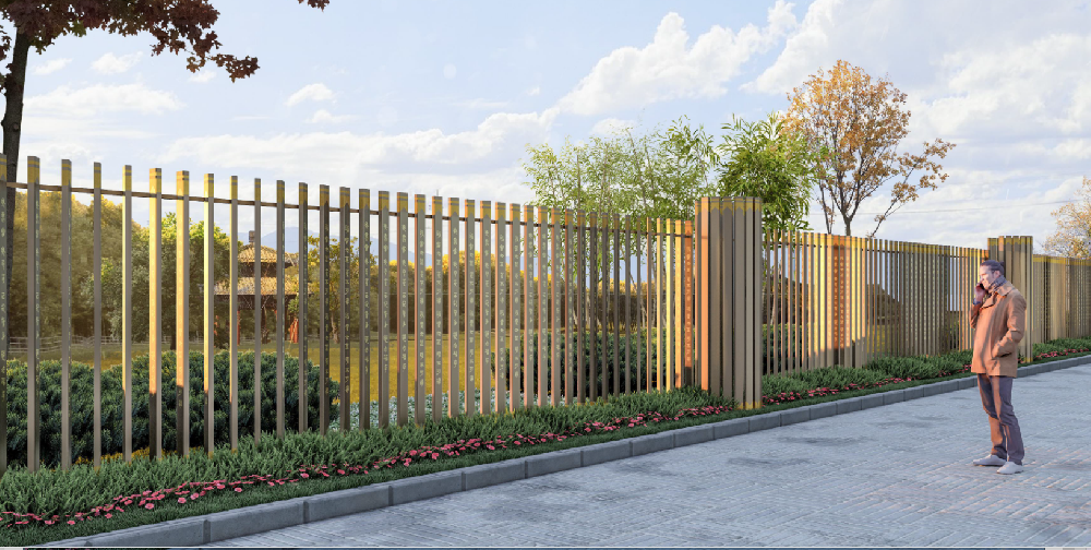 湖北公园围栏发货案例