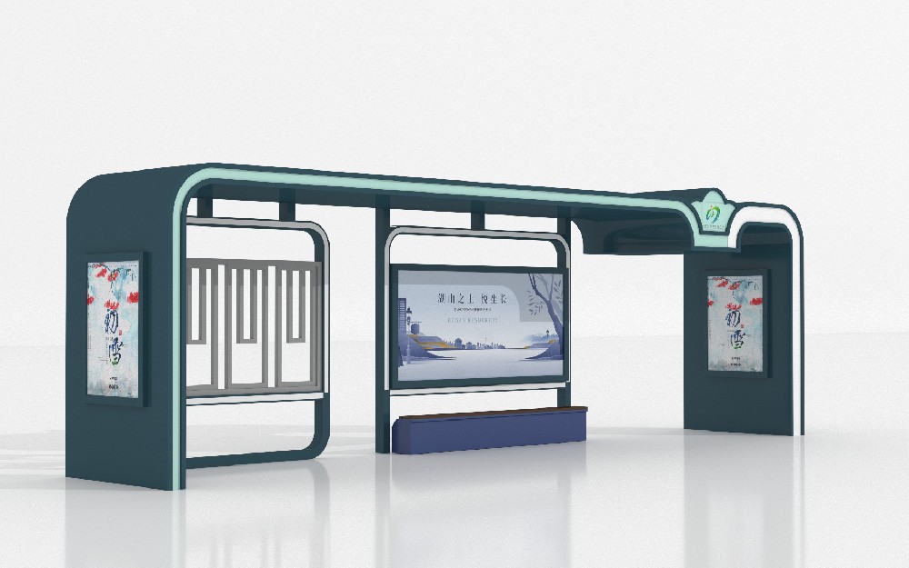 合肥定制款公交站候车亭第一批发货