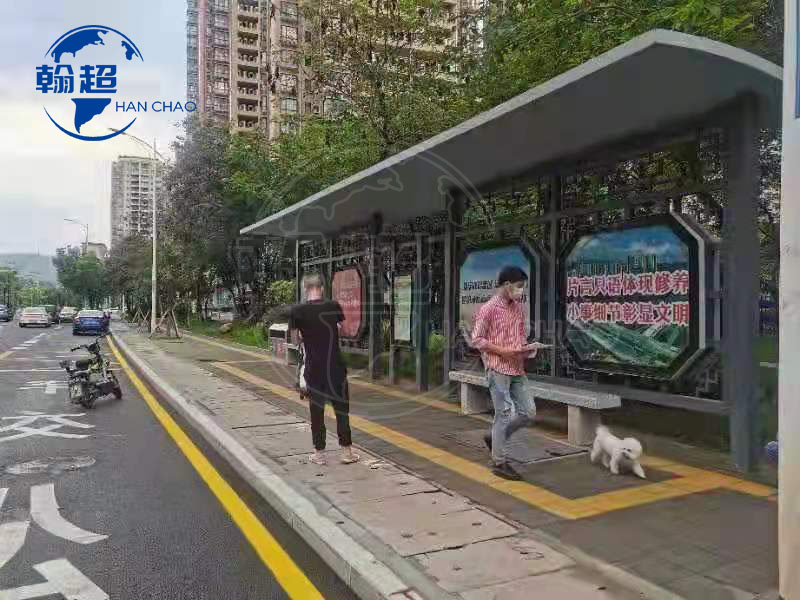 广东仿古式候车亭第一批次发货